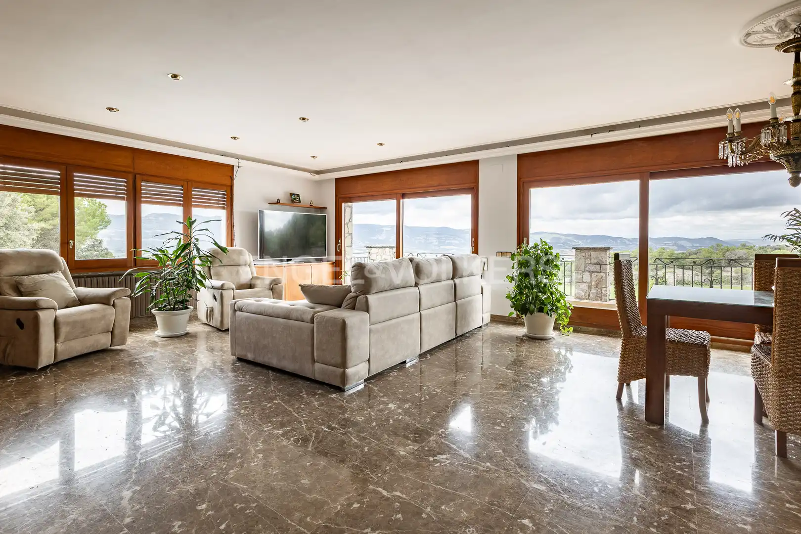 Sala d'estar de Casa o xalet en venda en Seva amb Aire condicionat, Calefacció i Jardí privat