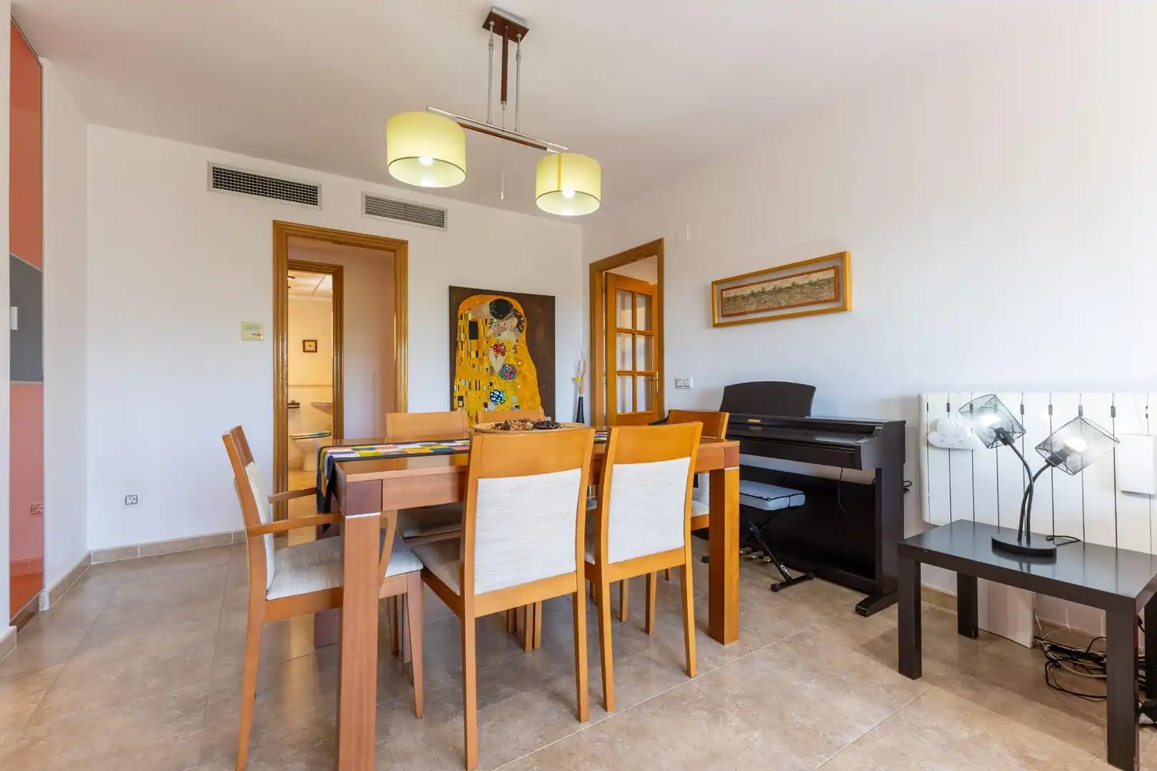 Dining room of Flat for sale in Sagunto / Sagunt  with Air Conditioner, Heating and Storage room