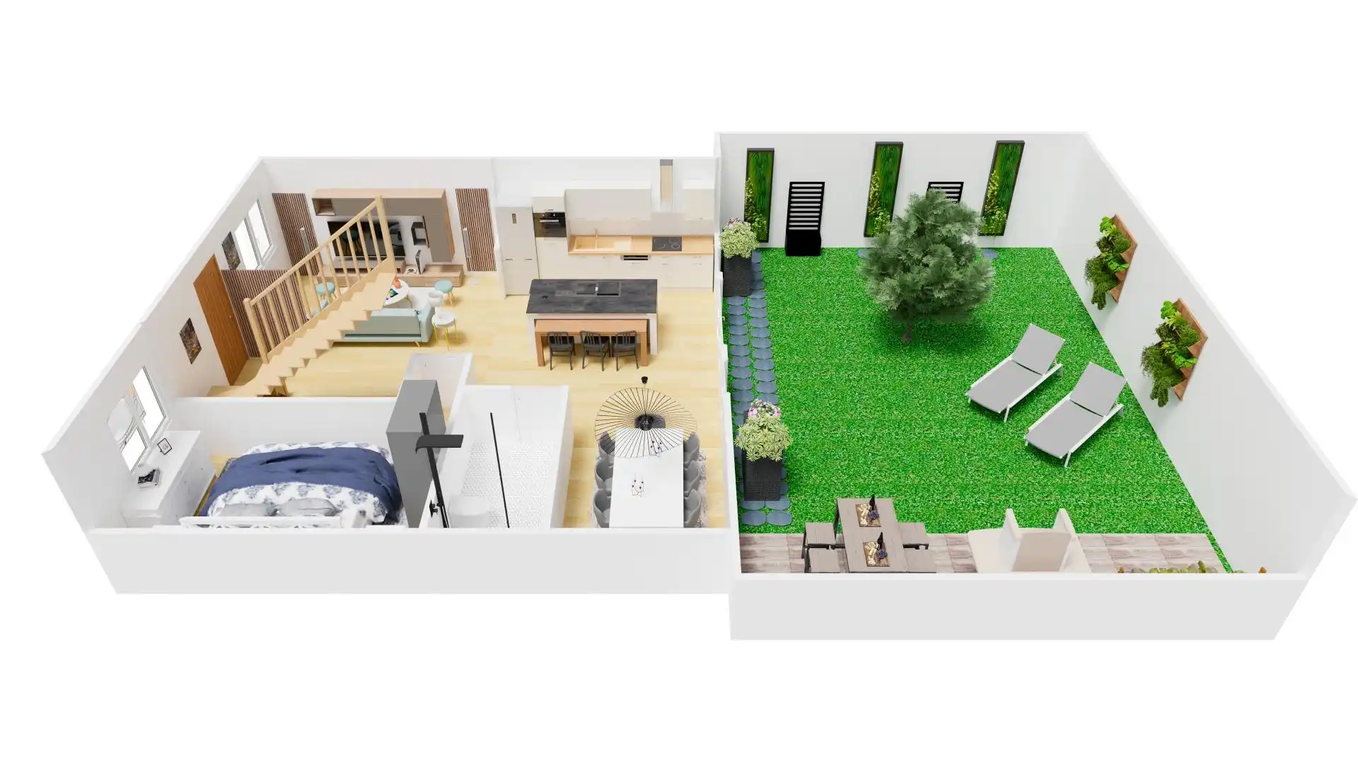 Jardín de Casa o chalet en venta en Figueruelas con Aire acondicionado, Calefacción y Jardín privado