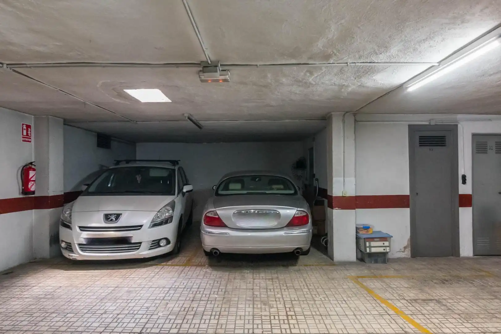 Parking of Flat for sale in Murcia  with Air Conditioner, Terrace and Storage room