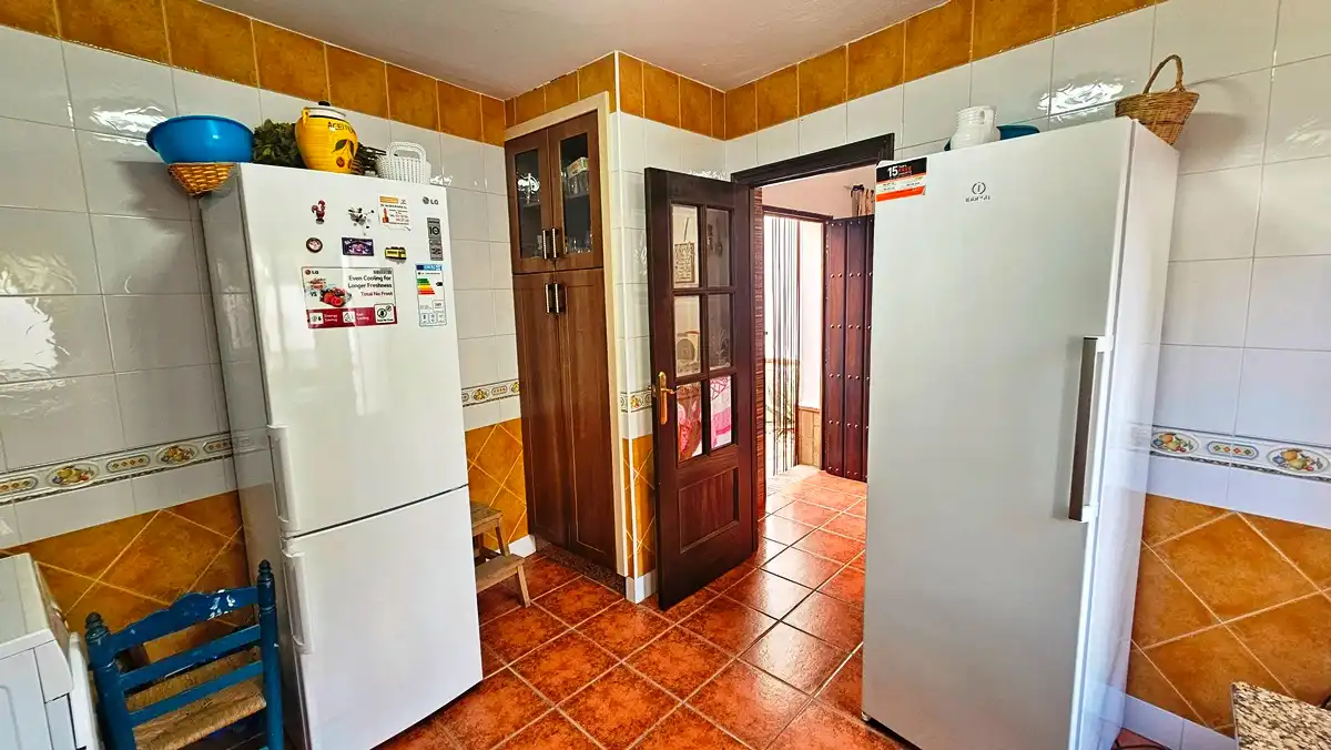 Cuina de Casa o xalet en venda en Almonaster la Real amb Terrassa