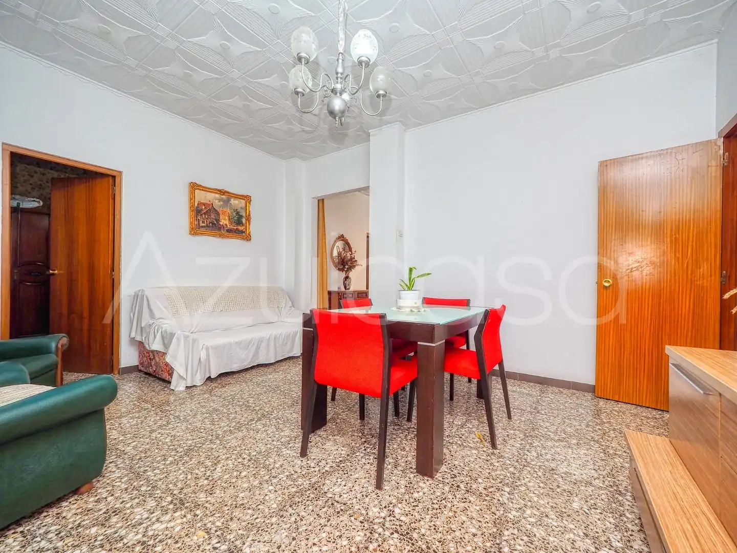Sala de estar de Casa adosada en venta en Elche / Elx con Aire acondicionado y Amueblado