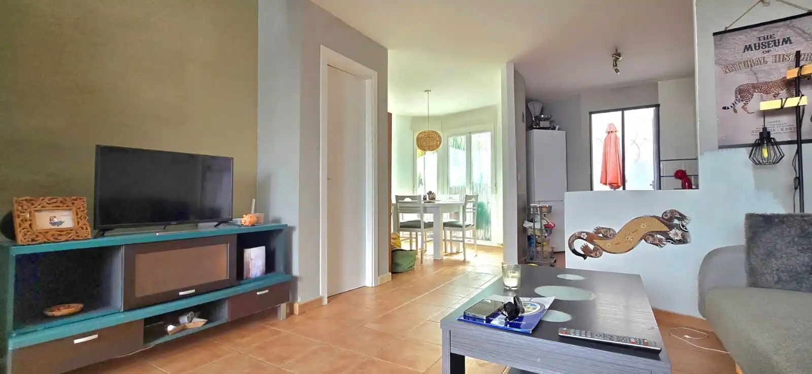 Sala d'estar de Casa adosada en venda en La Nucia amb Terrassa, Traster i Moblat