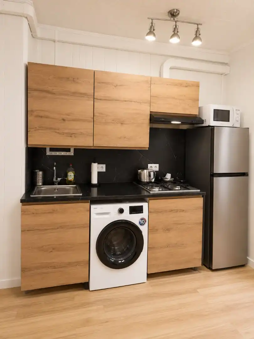 Cuina de Loft de lloguer en Valencia amb Aire condicionat, Moblat i Forn