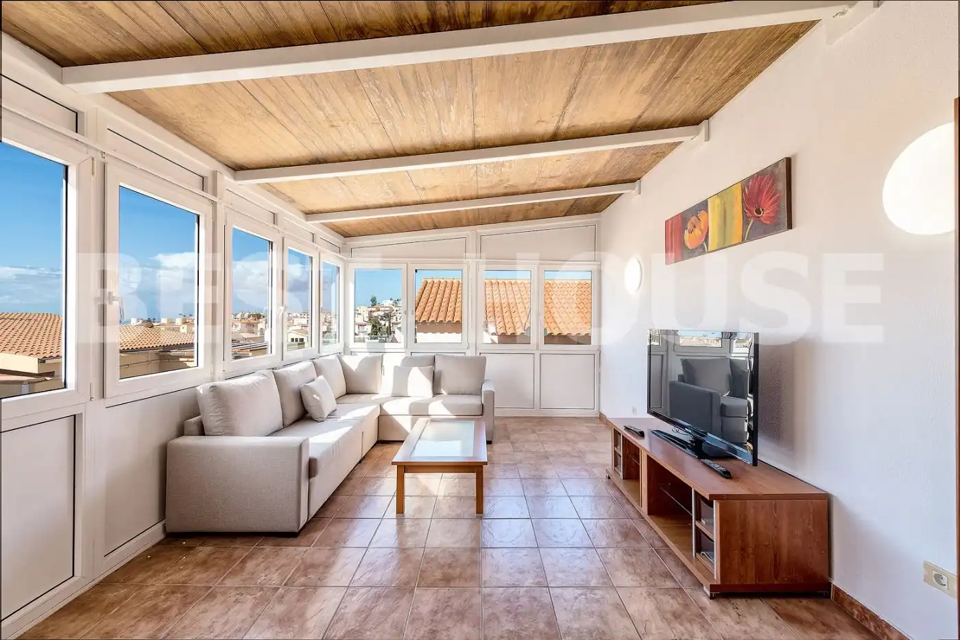 Sala de estar de Casa o chalet en venta en Mogán con Jardín privado y Terraza