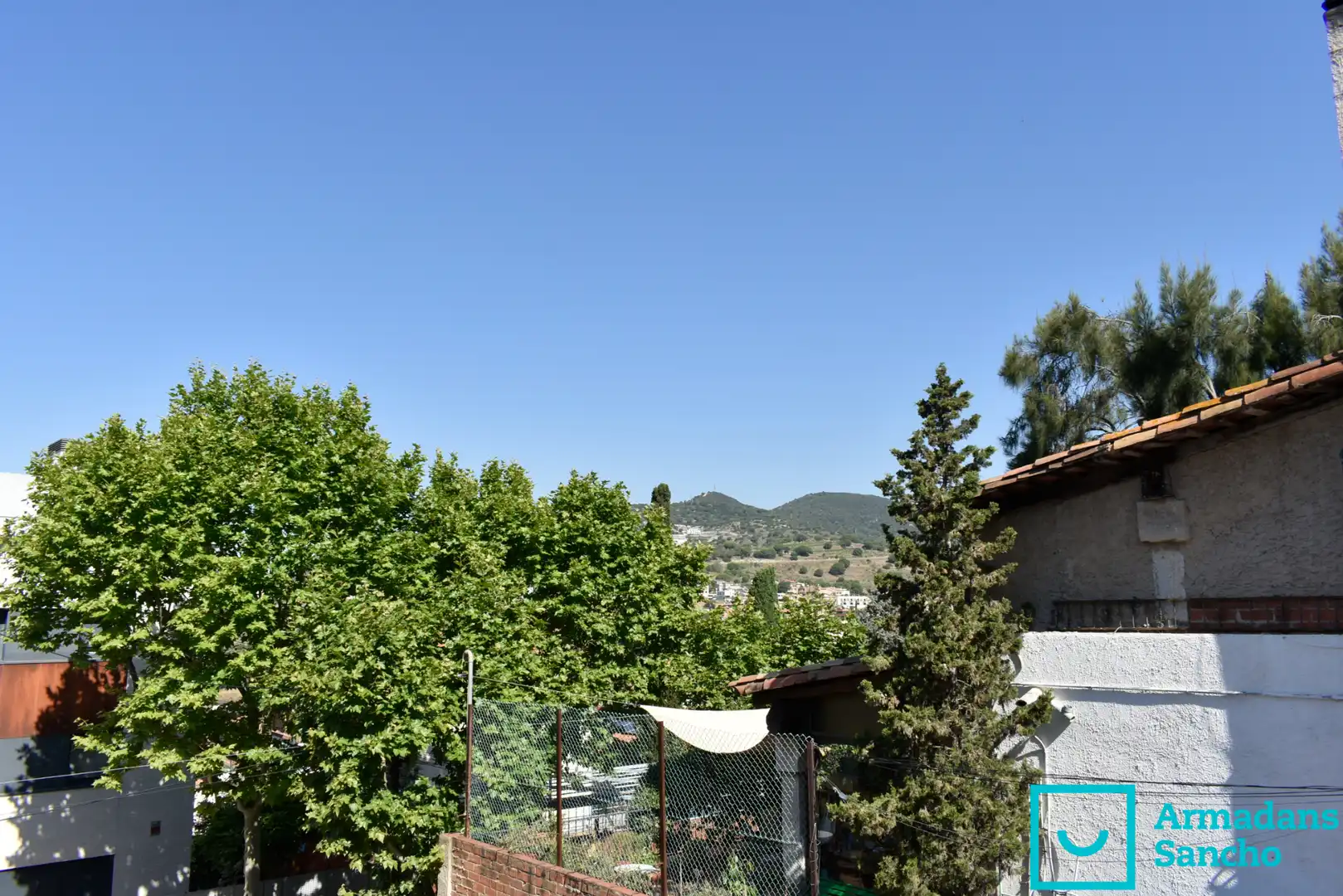 Terraza de Piso de alquiler en Tiana con Aire acondicionado, Calefacción y Parquet