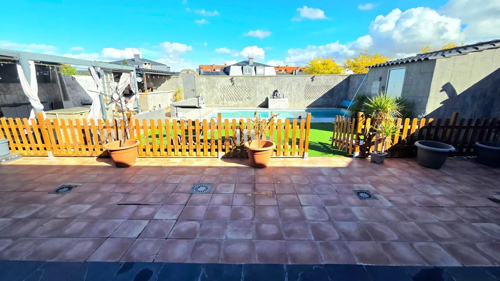 Terrassa de Casa adosada en venda en Illescas amb Aire condicionat, Calefacció i Jardí privat