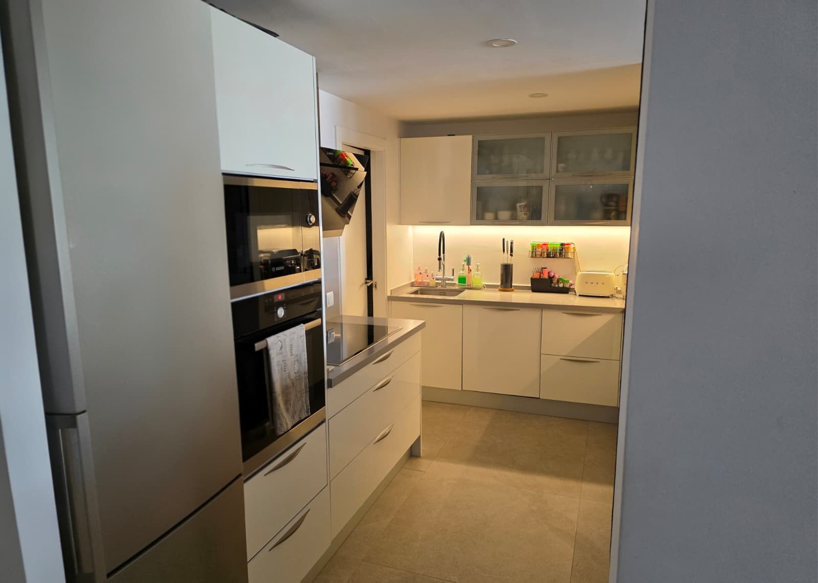 Kitchen of Single-family semi-detached for sale in Santa Eulària des Riu  with Air Conditioner, Heating and Terrace
