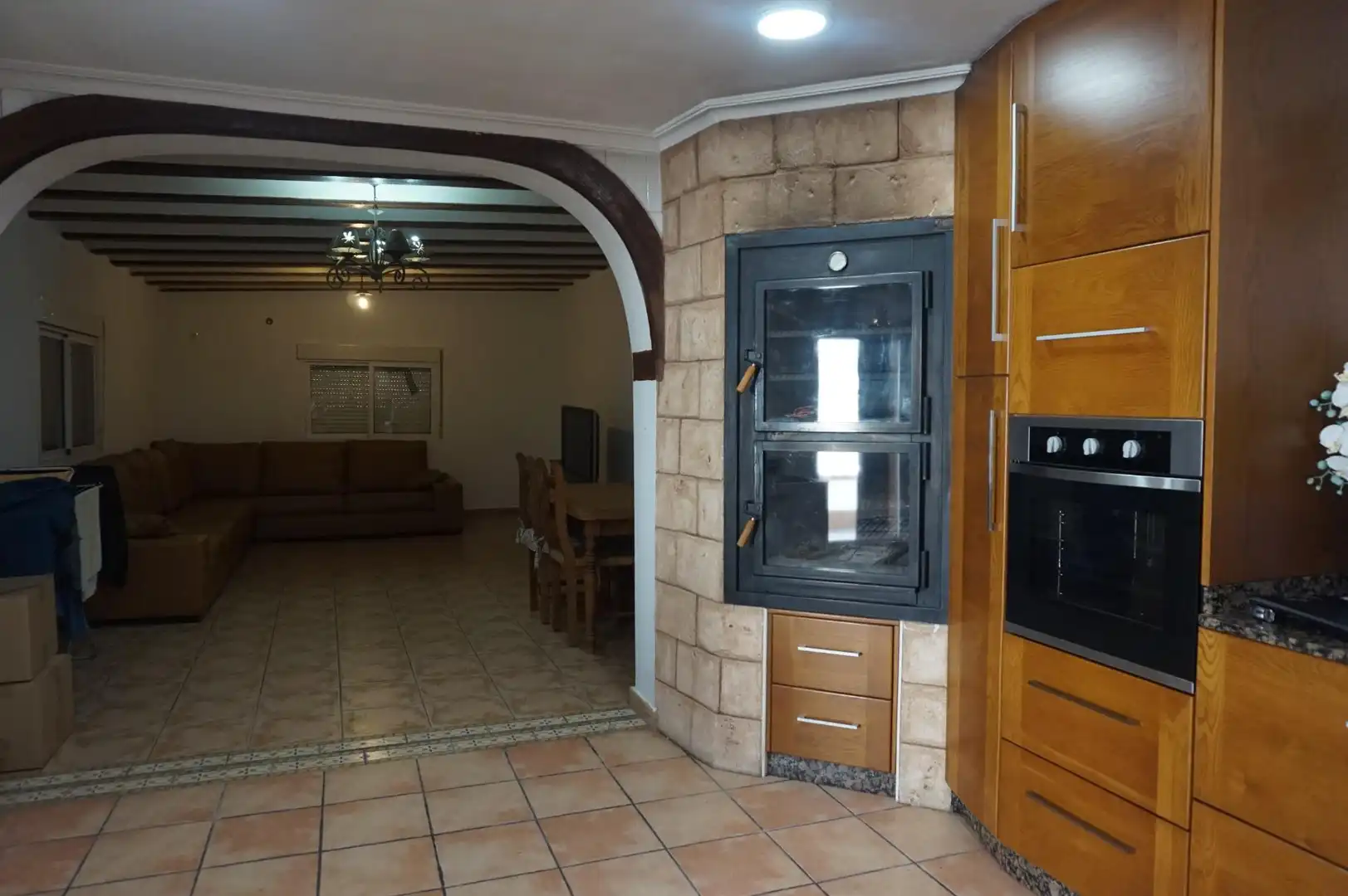 Cuina de Casa o xalet en venda en Elche / Elx amb Jardí privat, Terrassa i Traster