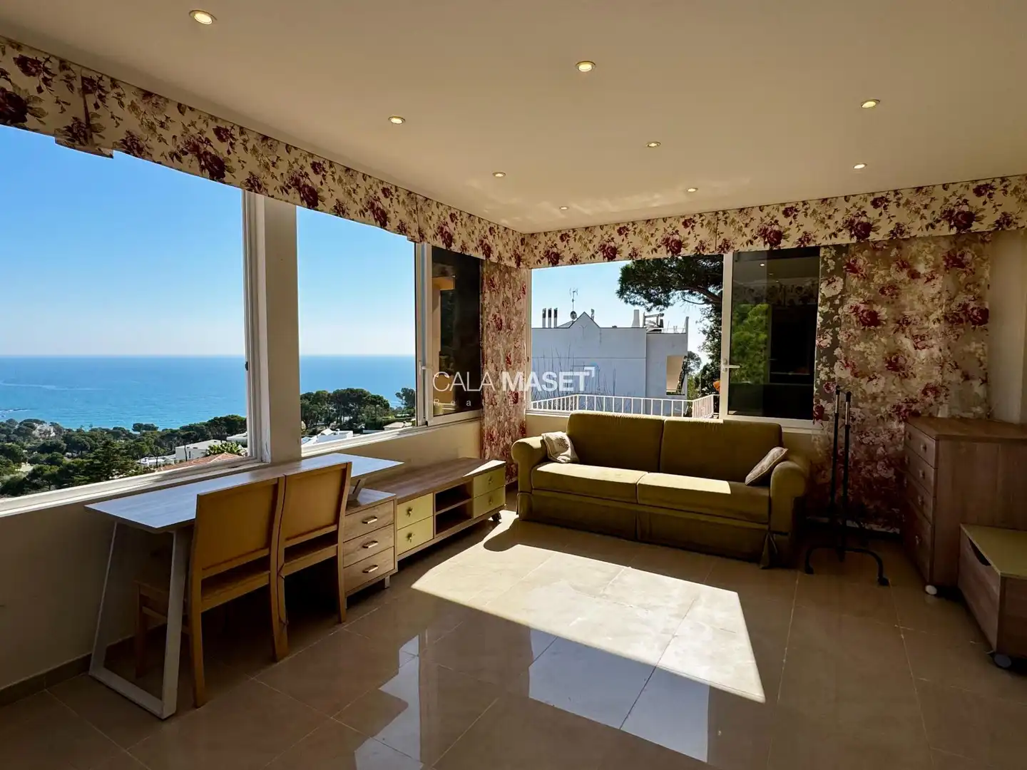 Wohnzimmer von Haus oder Chalet zum Verkauf in Calonge i Sant Antoni mit Heizung, Privatgarten und Terrasse