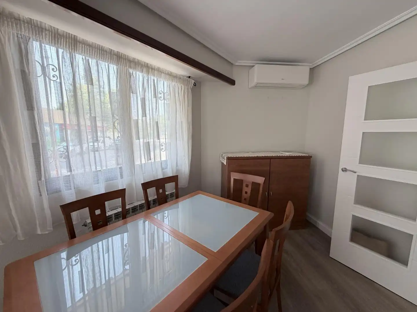 Esszimmer von Wohnung zur Miete in Zaragoza mit Klimaanlage, Heizung und Terrasse