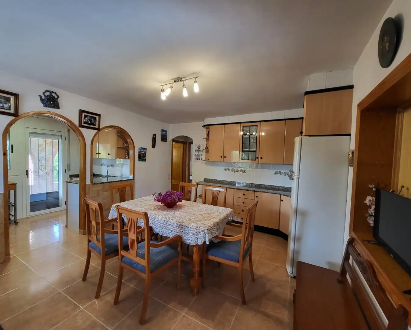 Cuina de Finca rústica en venda en L'Ametlla de Mar  amb Jardí privat, Terrassa i Traster