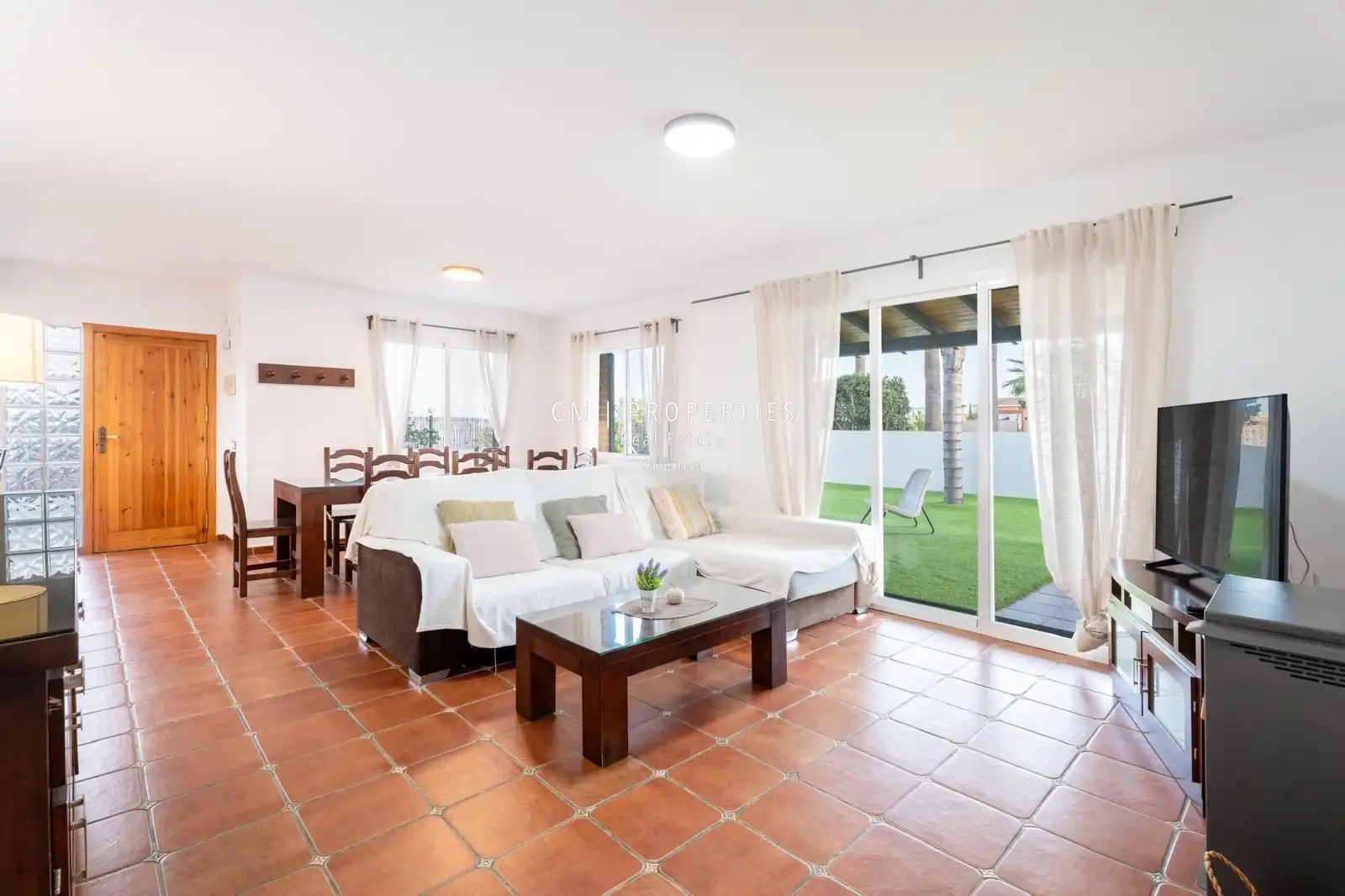 Living room of Houses for rent in Riba-roja de Túria  with Air Conditioner, Heating and Terrace
