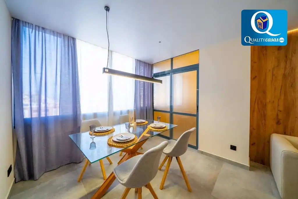 Menjador de Dúplex en venda en Villajoyosa / La Vila Joiosa amb Aire condicionat, Calefacció i Terrassa