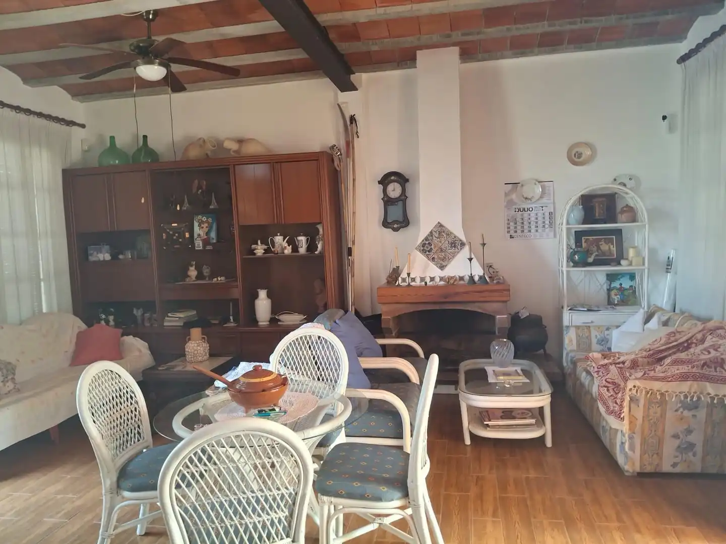 Sala de estar de Finca rústica en venta en Burriana / Borriana con Jardín privado, Terraza y Alarma