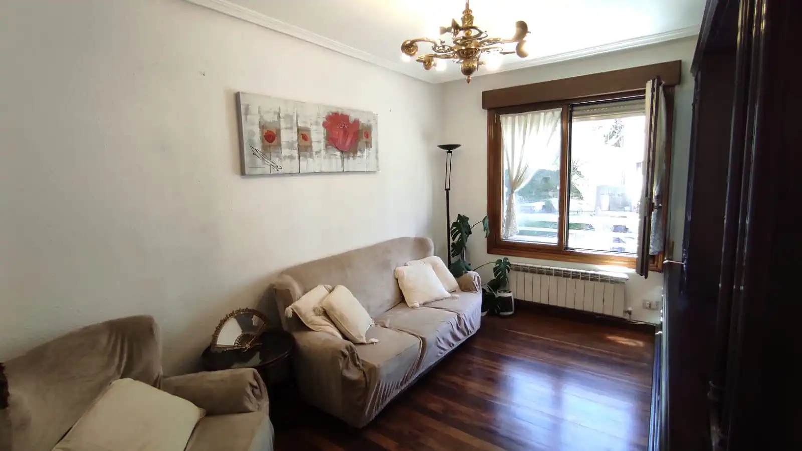 Living room of Flat for sale in Ermua  with Furnished and Balcony