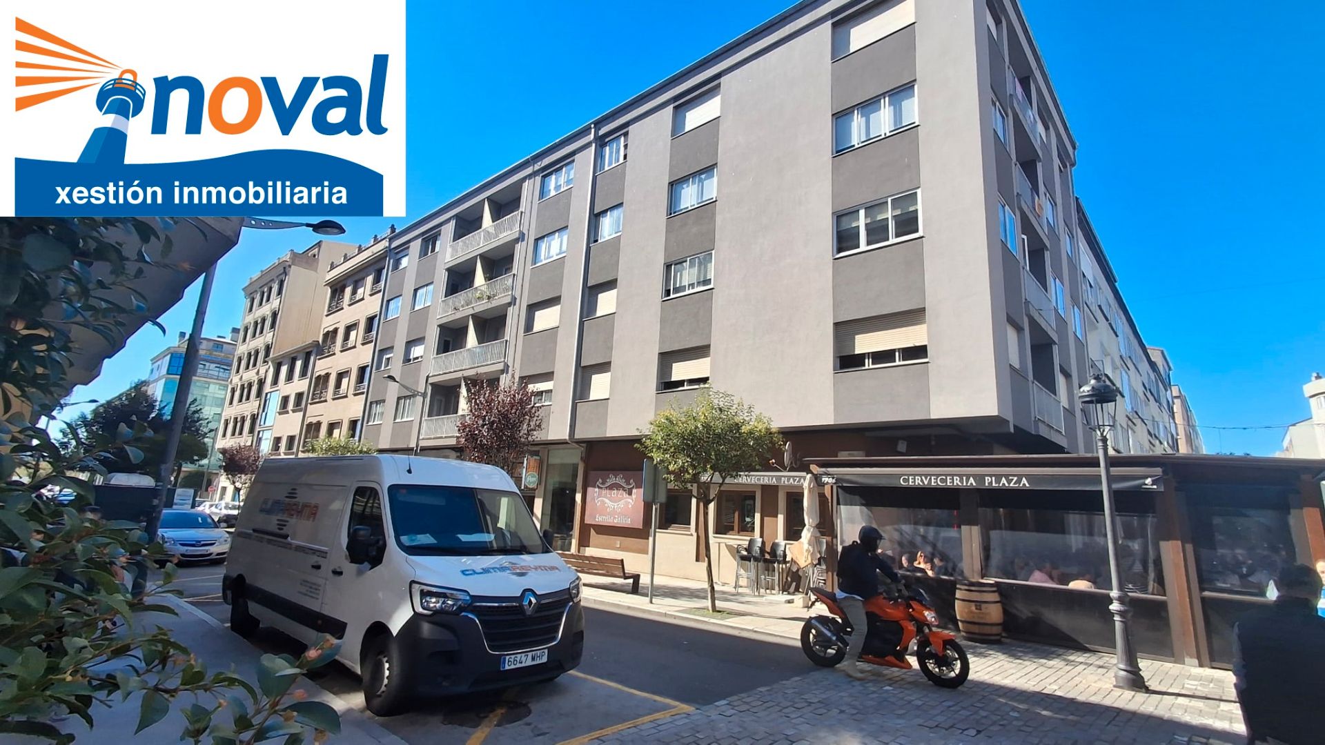 Vista exterior de Pis en venda en Boiro amb Terrassa, Traster i Moblat