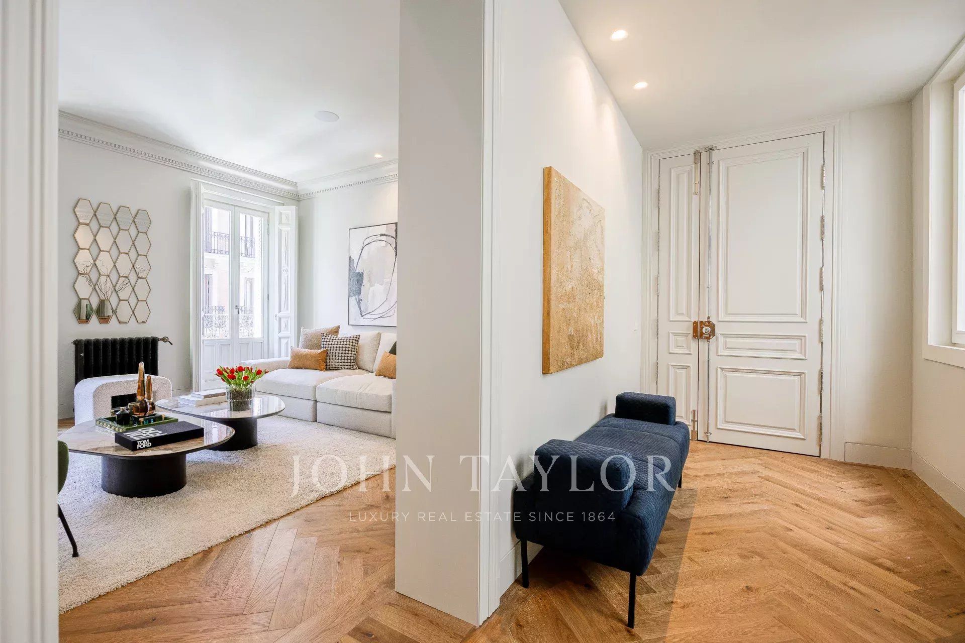 Sala de estar de Piso en venta en  Madrid Capital con Aire acondicionado, Calefacción y Trastero