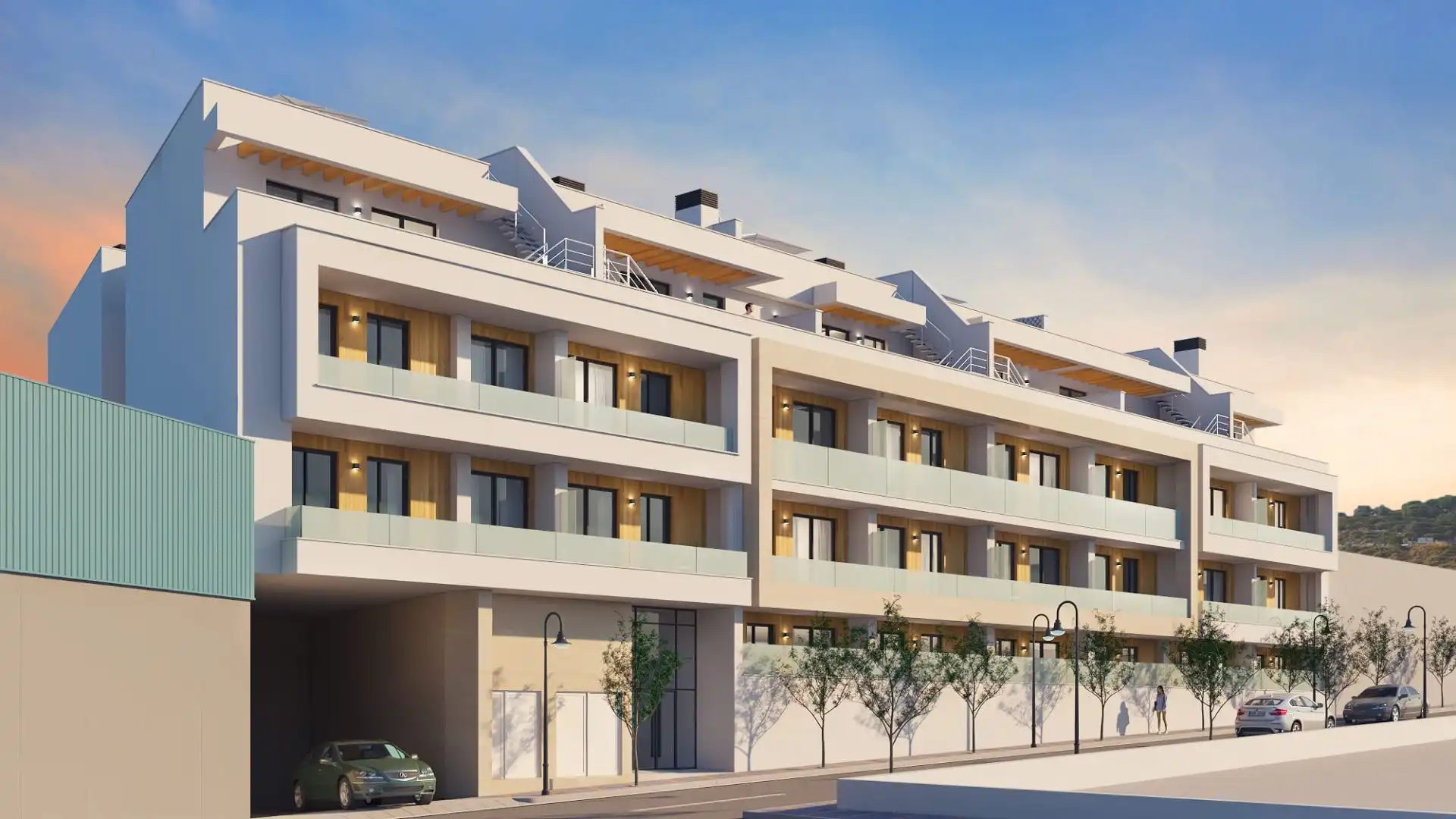 Vista exterior de Apartament en venda en Mijas amb Aire condicionat, Calefacció i Traster