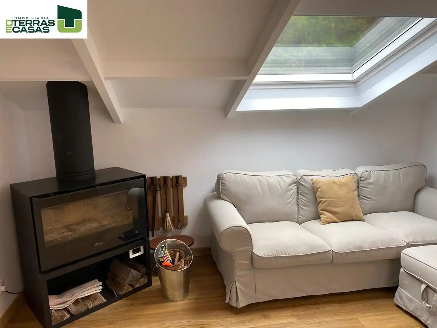 Sala de estar de Casa o chalet en venta en Cangas  con Calefacción y Terraza