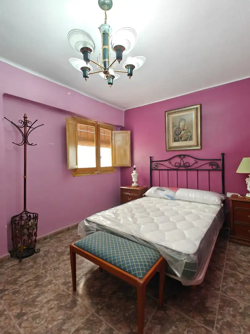 Schlafzimmer von Wohnung zum Verkauf in Mislata mit Klimaanlage, Möbliert und Balkon