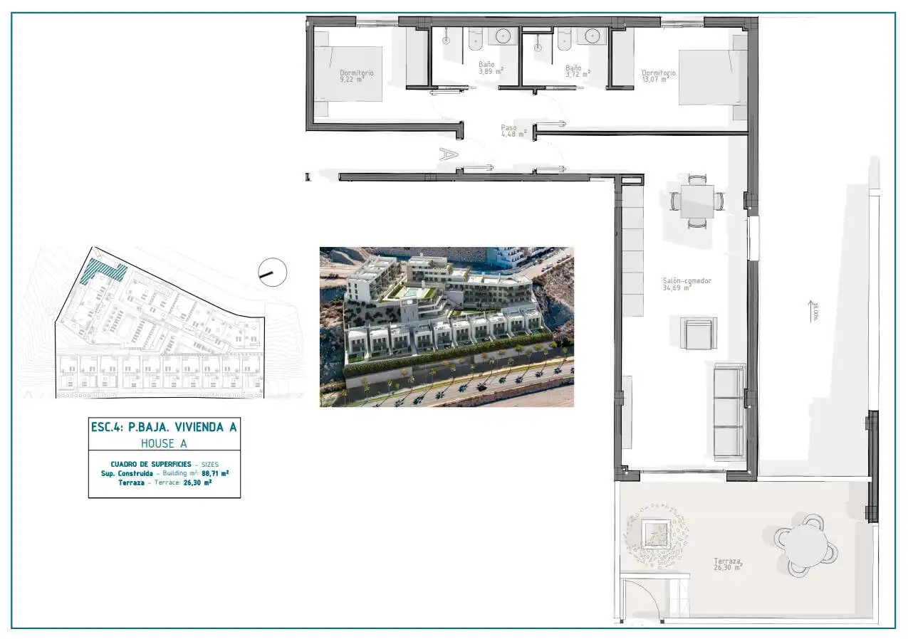 Apartament amb terrassa en venda a El Hornillo, imagen 11