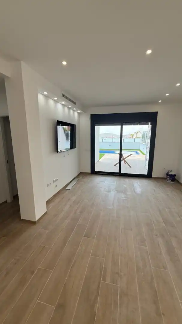 Sala d'estar de Pis de lloguer en Finestrat amb Aire condicionat, Calefacció i Terrassa