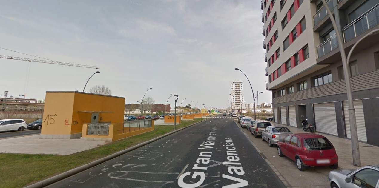 Vista exterior de Garaje en venta en Alzira