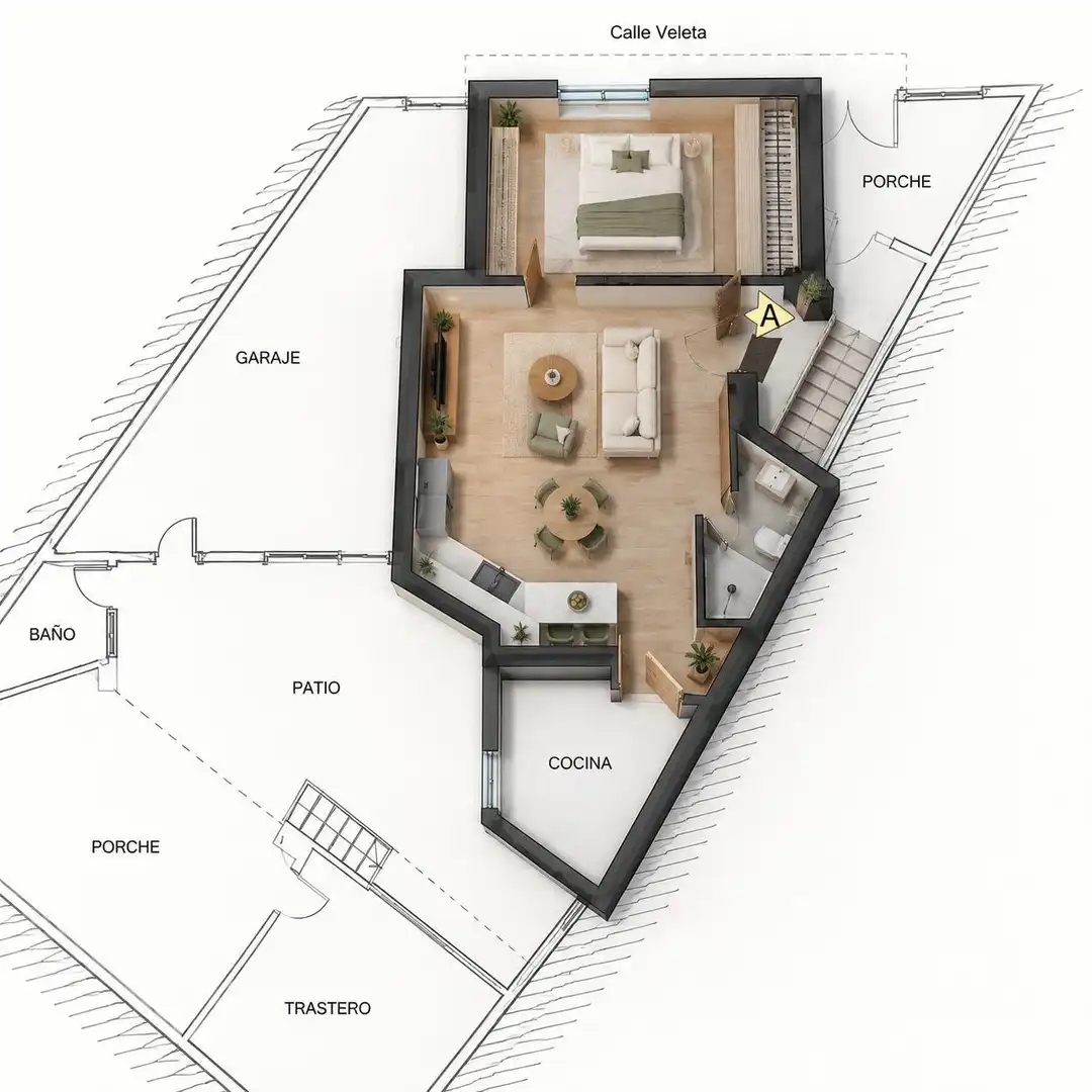 Maison jumelée à vendre à Calle VELETA, imagen 2