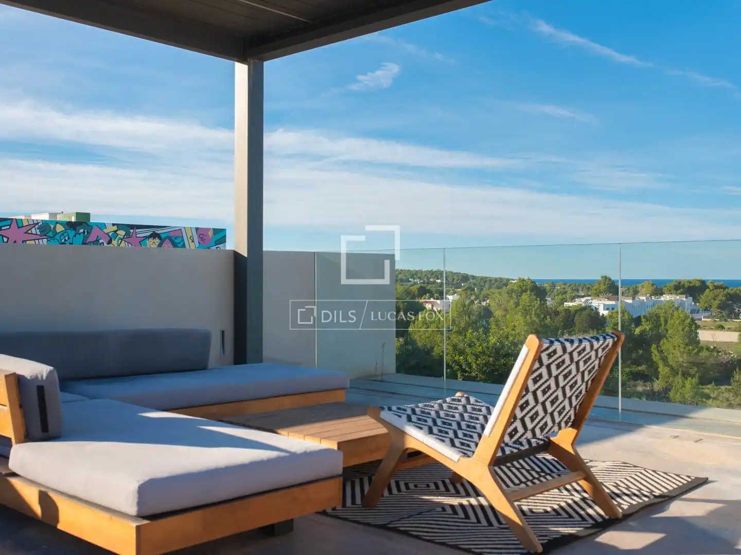 Terrassa de Casa o xalet en venda en Sant Josep de sa Talaia amb Aire condicionat, Calefacció i Jardí privat