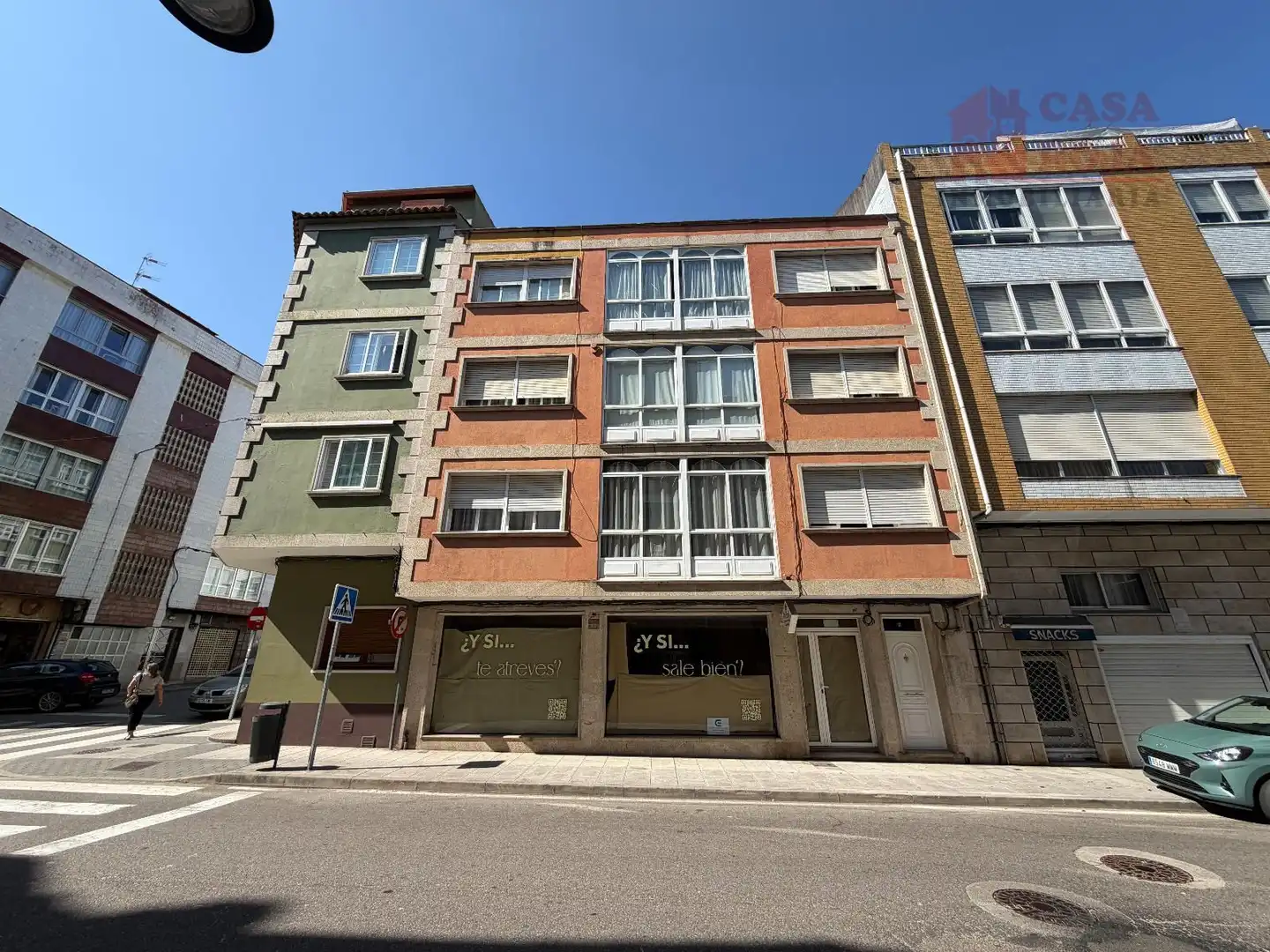 Exterior view of Flat for sale in Cangas   with Heating, Parquet flooring and Washing machine