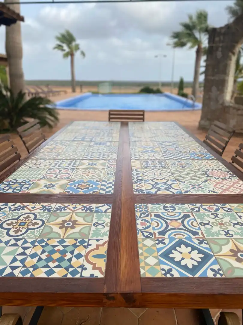 Terraza de Finca rústica en venta en Santanyí con Amueblado