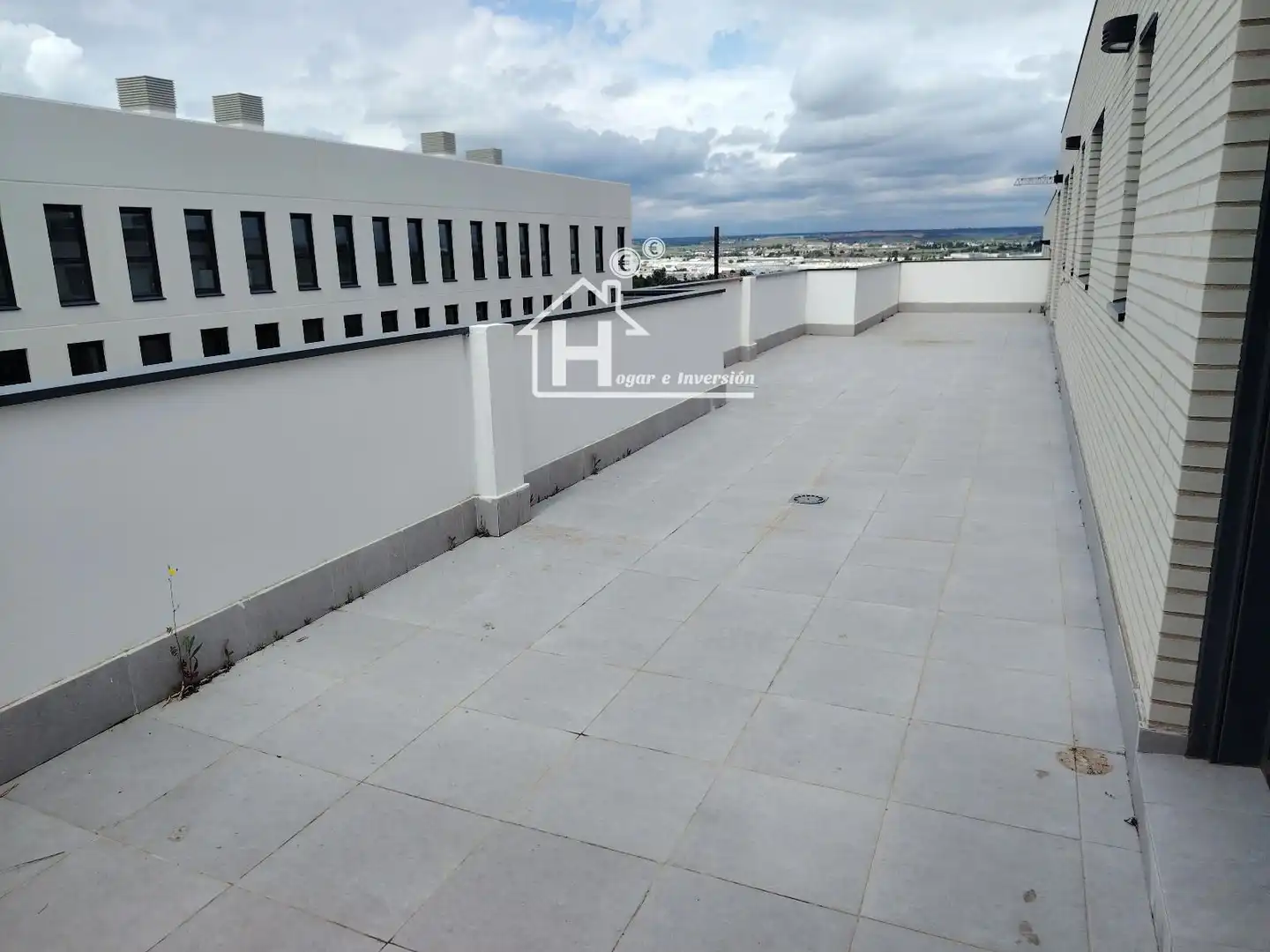 Terraza de Ático de alquiler en Guadalajara con Aire acondicionado, Calefacción y Terraza