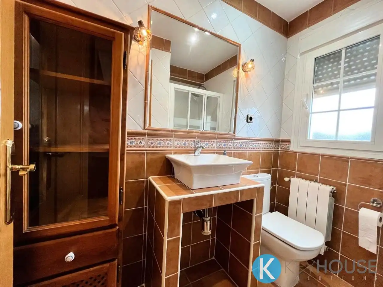 Baño de Casa o chalet en venta en Villar del Olmo con Aire acondicionado, Jardín privado y Piscina