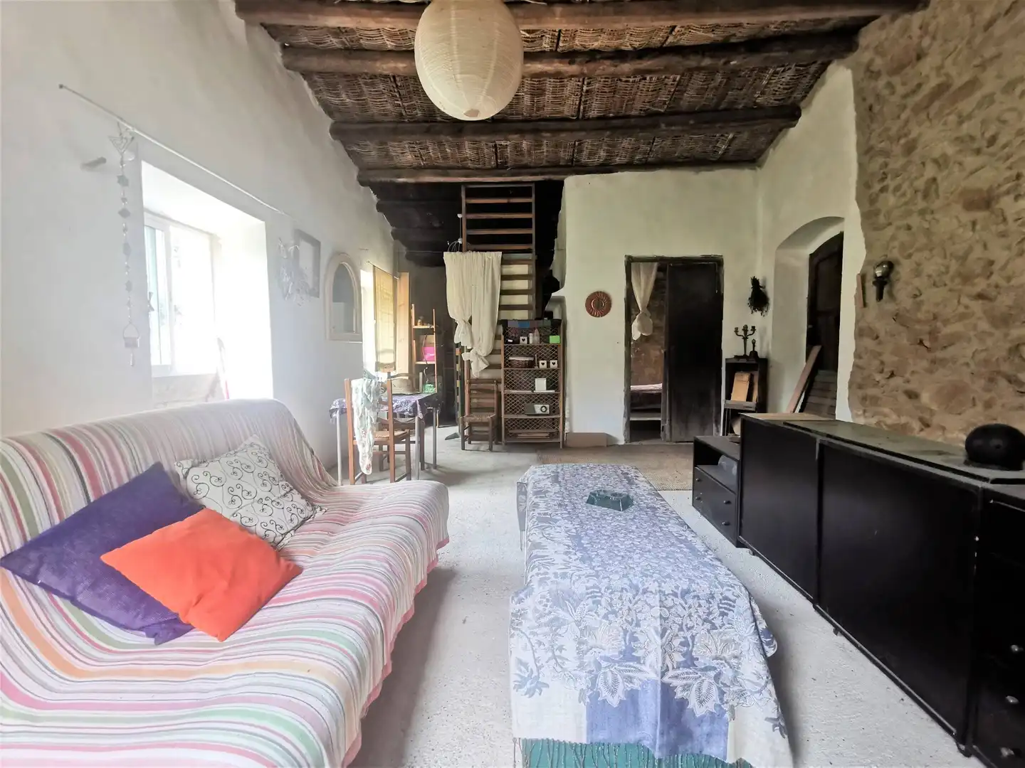 Sala de estar de Casa o chalet en venta en Porrera con Calefacción, Jardín privado y Terraza