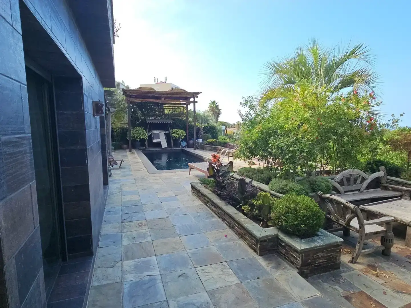 Terraza de Casa o chalet en venta en Lloret de Mar con Aire acondicionado, Jardín privado y Terraza
