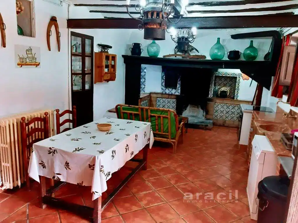 Menjador de Finca rústica en venda en Alcoy / Alcoi amb Aire condicionat, Jardí privat i Terrassa
