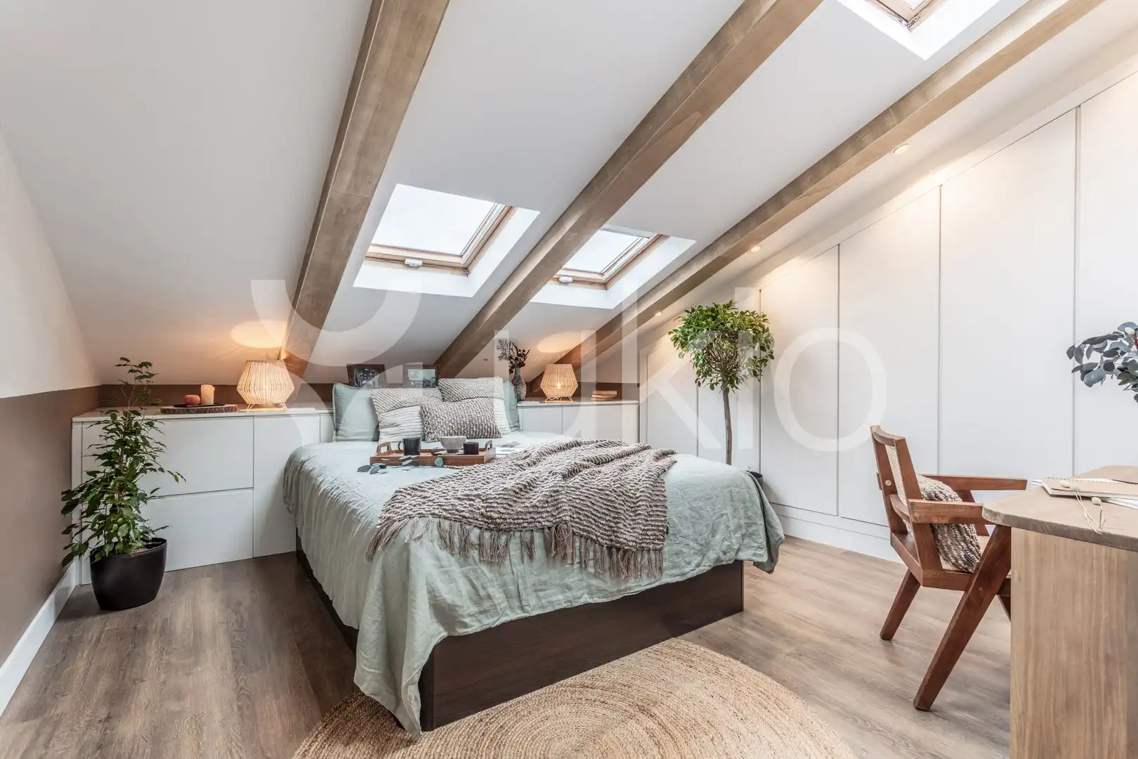 Bedroom of Apartments for rent in Madrid  with Air Conditioner, Heating and Terrace