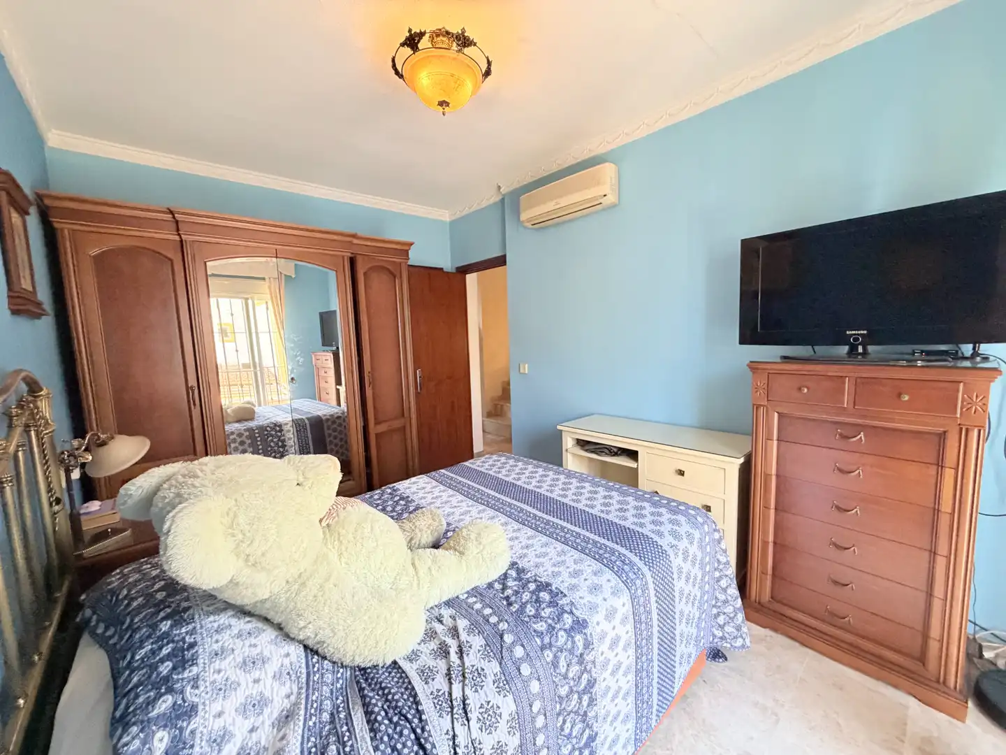 Bedroom of Detached homes for sale in Castilleja de Guzmán  with Air Conditioner, Terrace and Swimming Pool