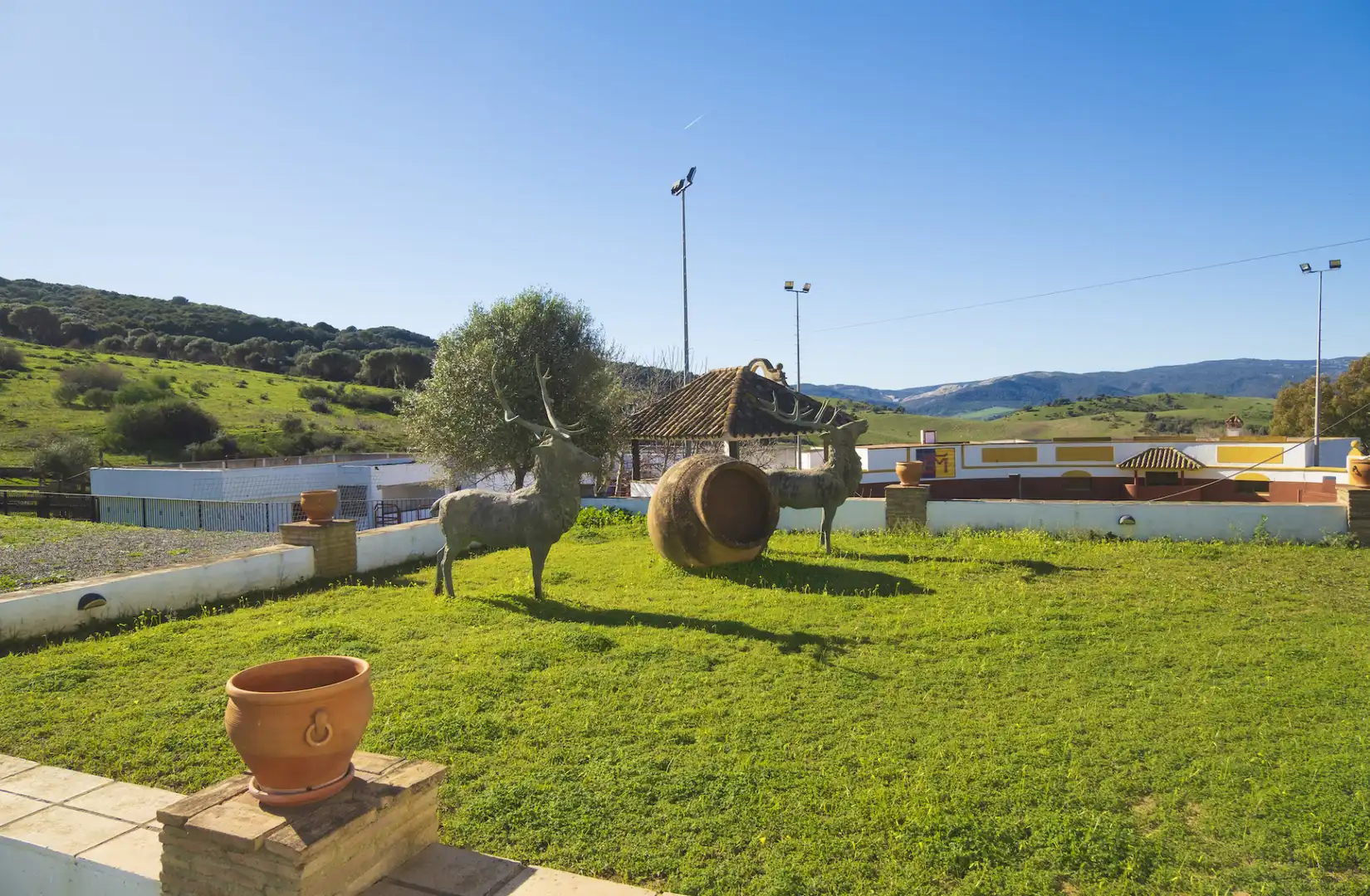 Jardí de Finca rústica en venda en San Martín del Tesorillo amb Aire condicionat, Jardí privat i Terrassa