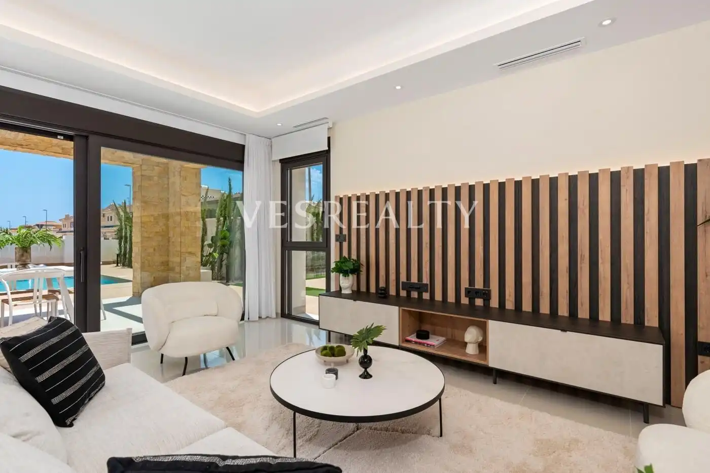 Sala de estar de Casa o chalet en venta en Rojales con Jardín privado, Trastero y Piscina