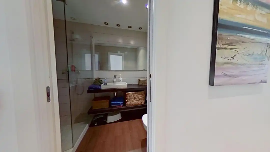 Baño de Piso de alquiler en Madrid con Aire acondicionado, Calefacción y Balcón
