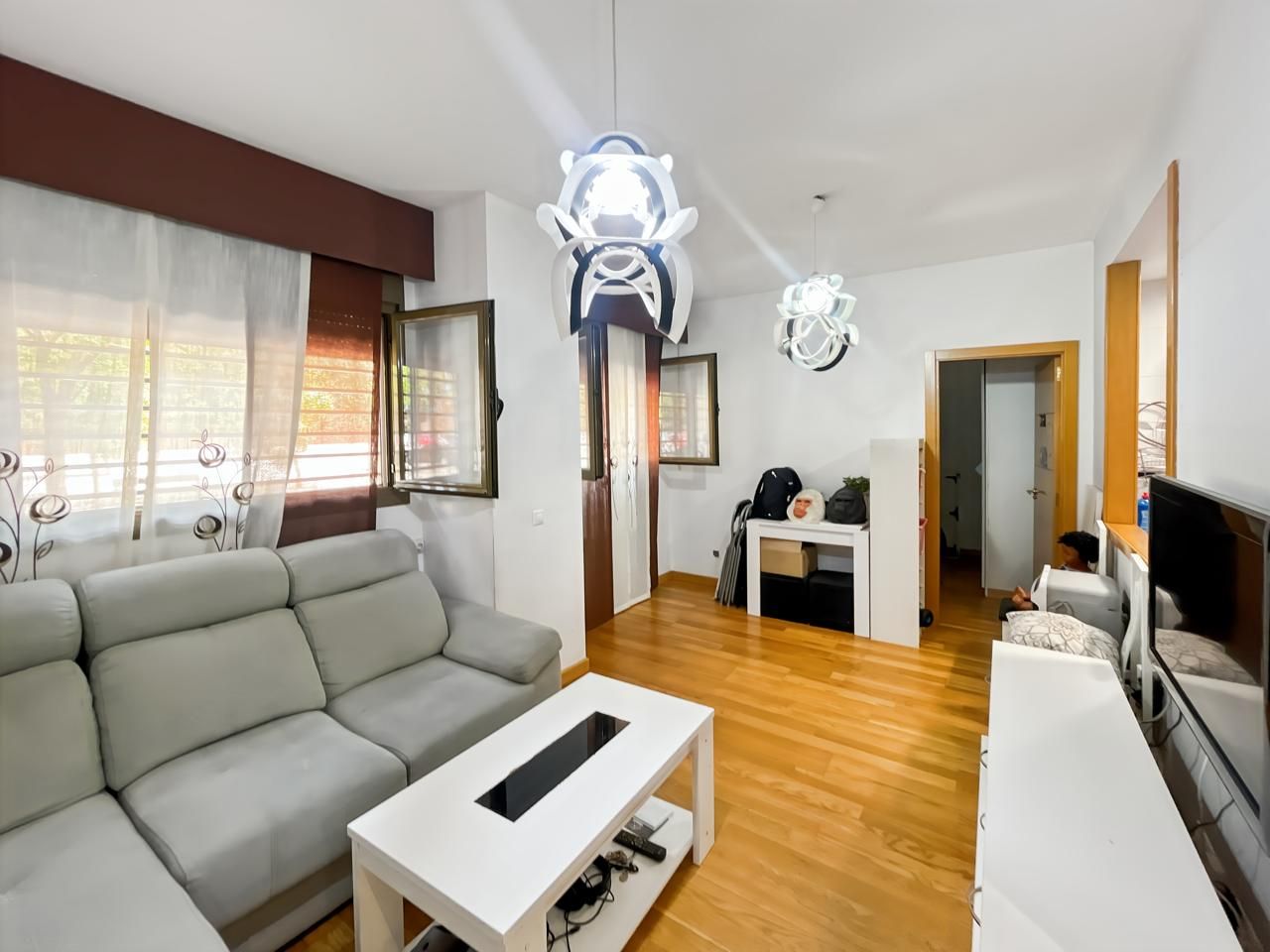 Living room of Planta baja for sale in  Madrid Capital  with Heating and Storage room