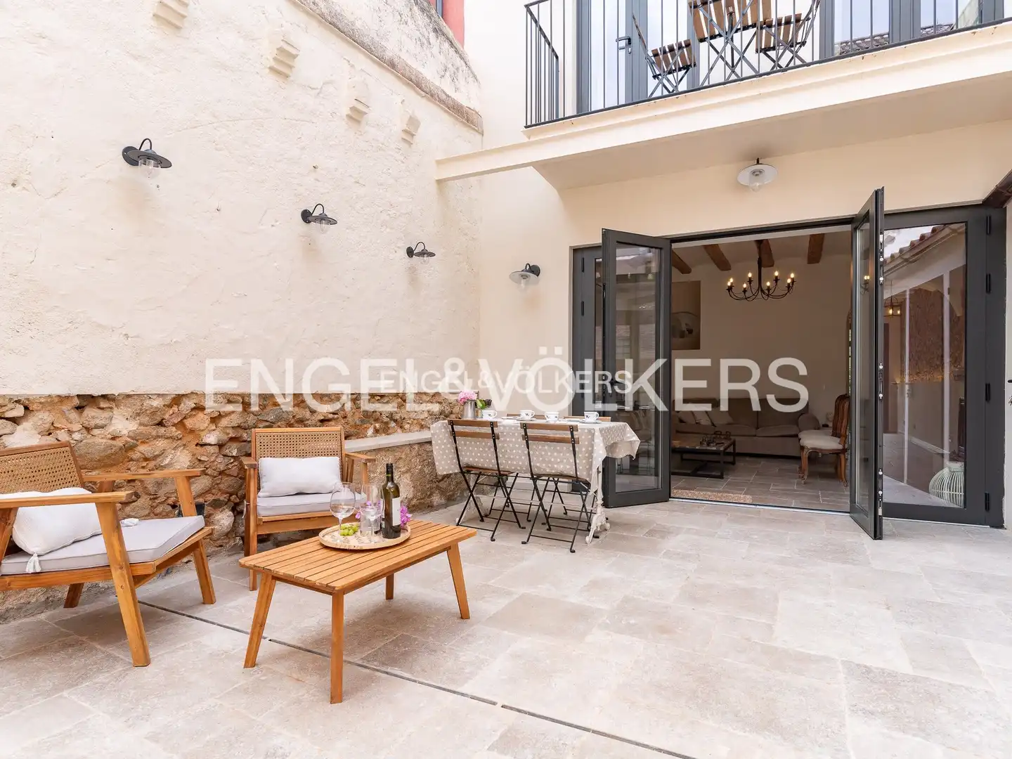 Terraza de Casa adosada de alquiler en Alella con Aire acondicionado, Calefacción y Jardín privado