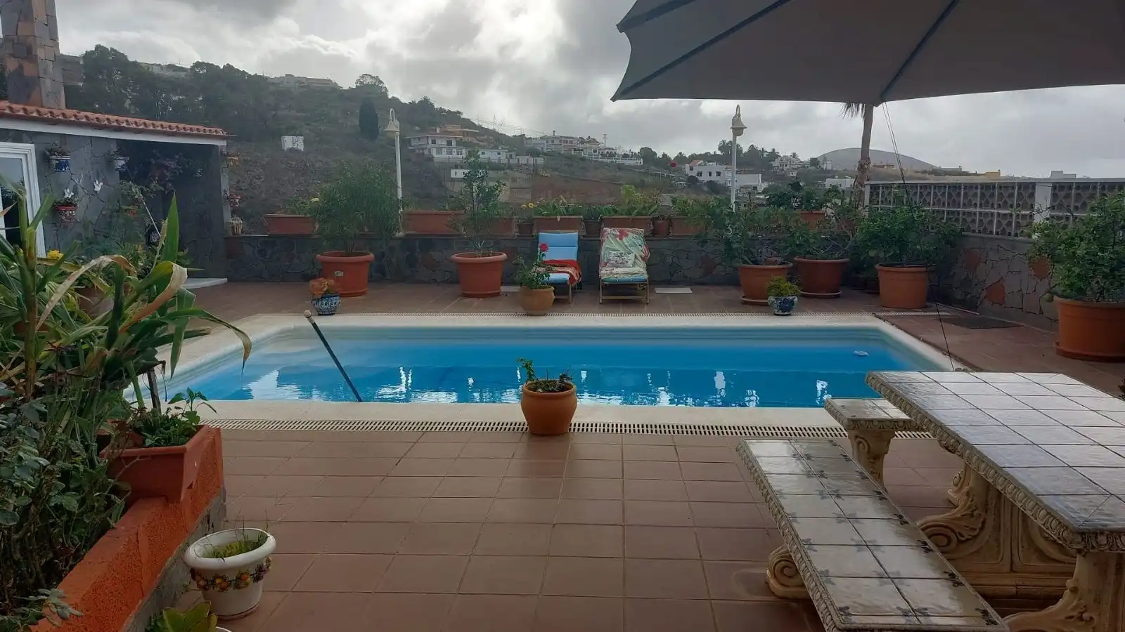 Piscina de Casa o chalet en venta en Firgas con Jardín privado, Piscina y Amueblado