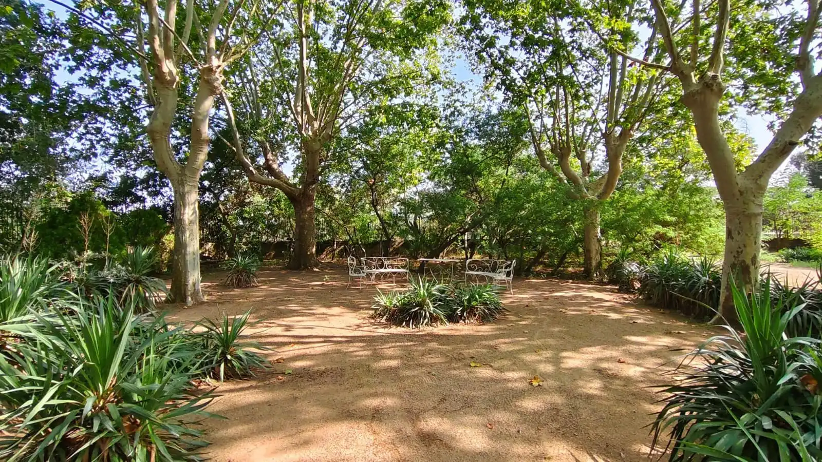 Garten von Country house zur Miete in Llagostera mit Heizung, Privatgarten und Terrasse