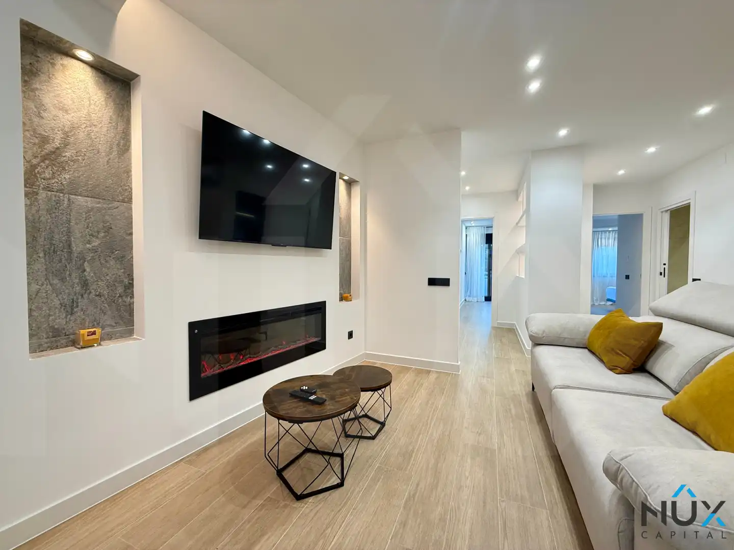 Sala de estar de Piso en venta en Cullera con Aire acondicionado, Calefacción y Amueblado