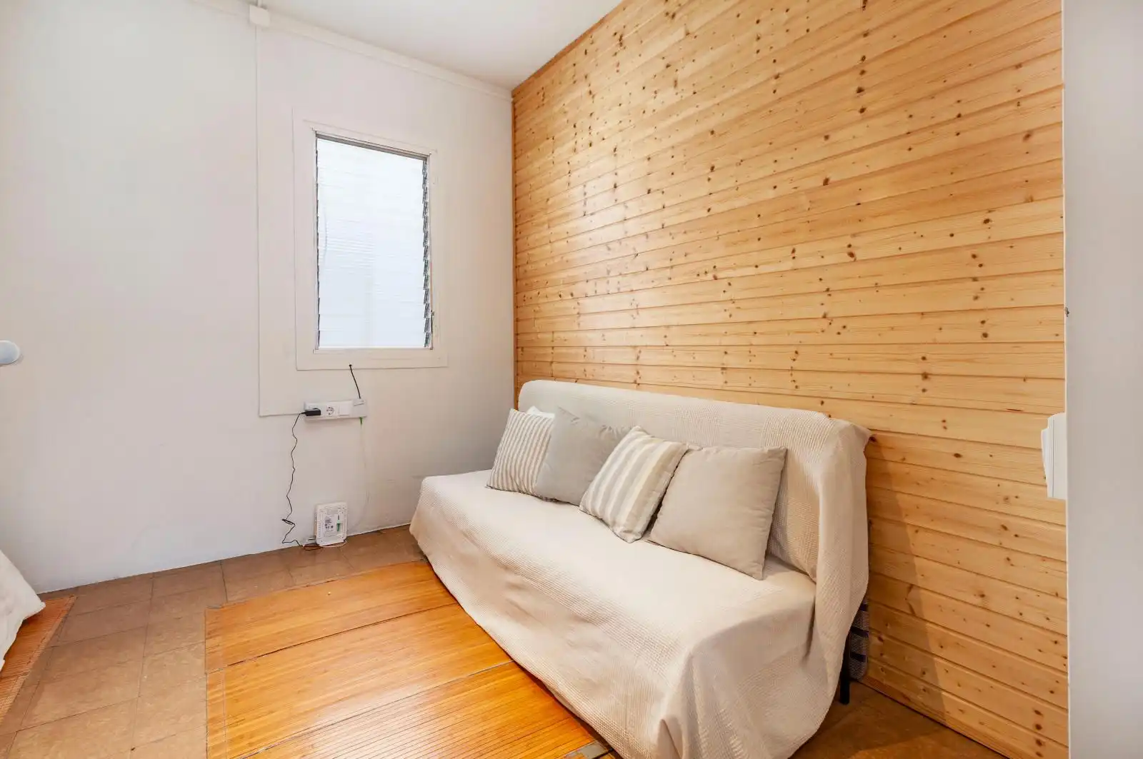 Schlafzimmer von Wohnung zum Verkauf in Sabadell mit Heizung, Parkett und Terrasse