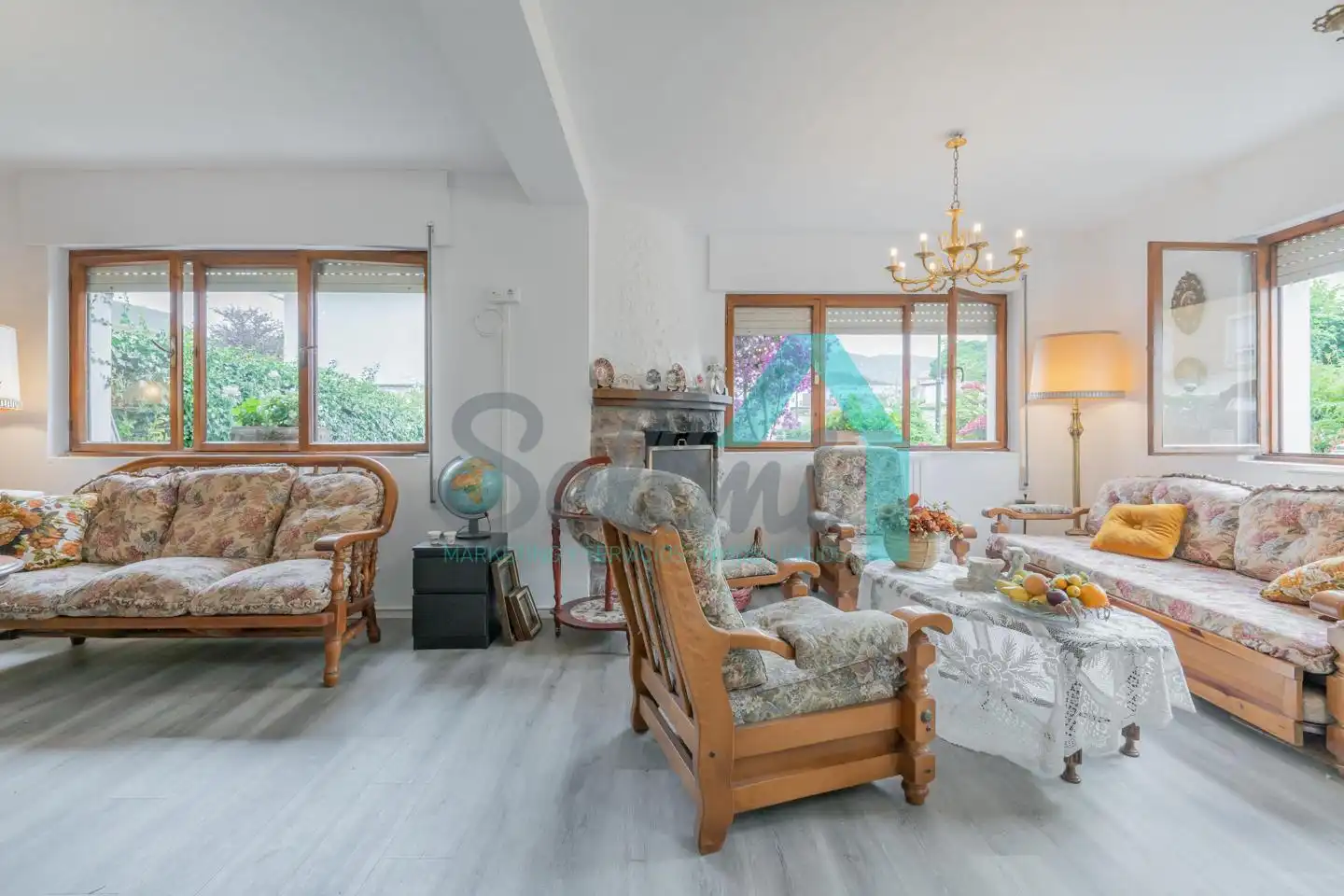 Living room of Detached homes for sale in Llanes  with Heating, Private garden and Terrace