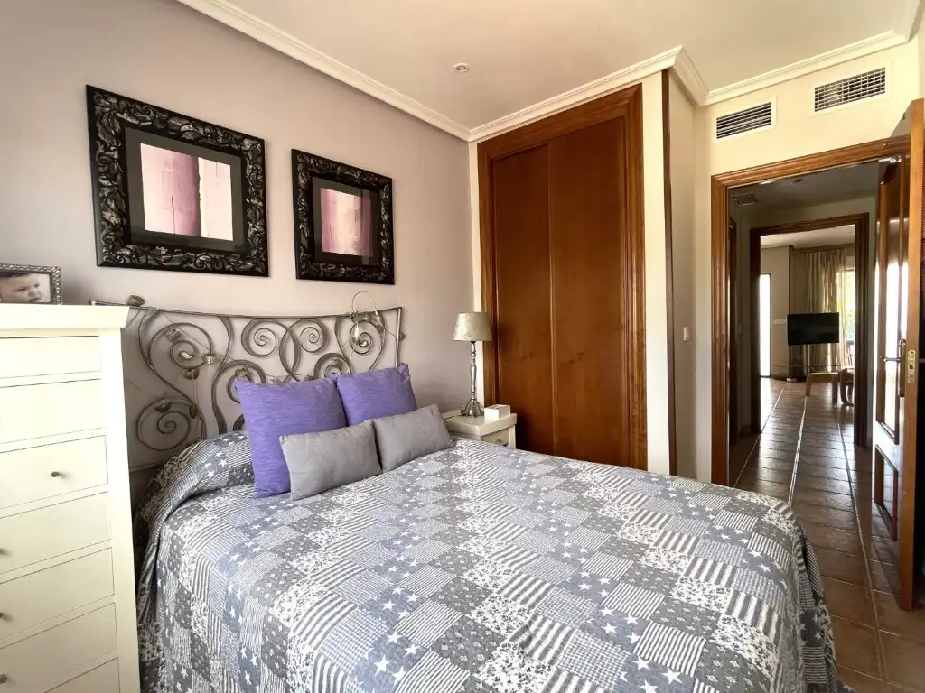 Schlafzimmer von Maisonette zum Verkauf in Vera mit Klimaanlage, Privatgarten und Terrasse